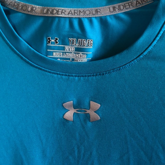 Aqua blue short sleeve from under armour - Picture 2 of 5